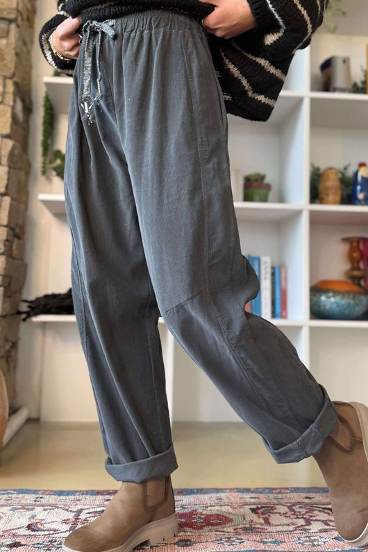 Stanley Baby Cord Jogger Graphite /9=